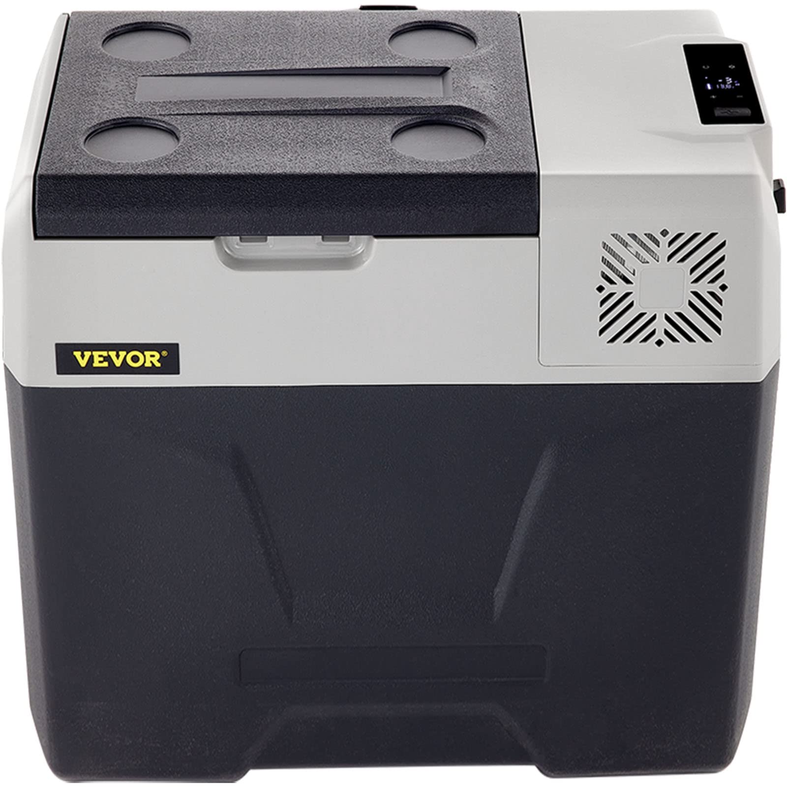 VEVOR Frigorifero termoelettrico portatile 50 L frigorifero da viaggio per auto frigorifero portatile elettrico da viaggio per auto mini frigorifero per auto mini frigorifero per bevande con LCD