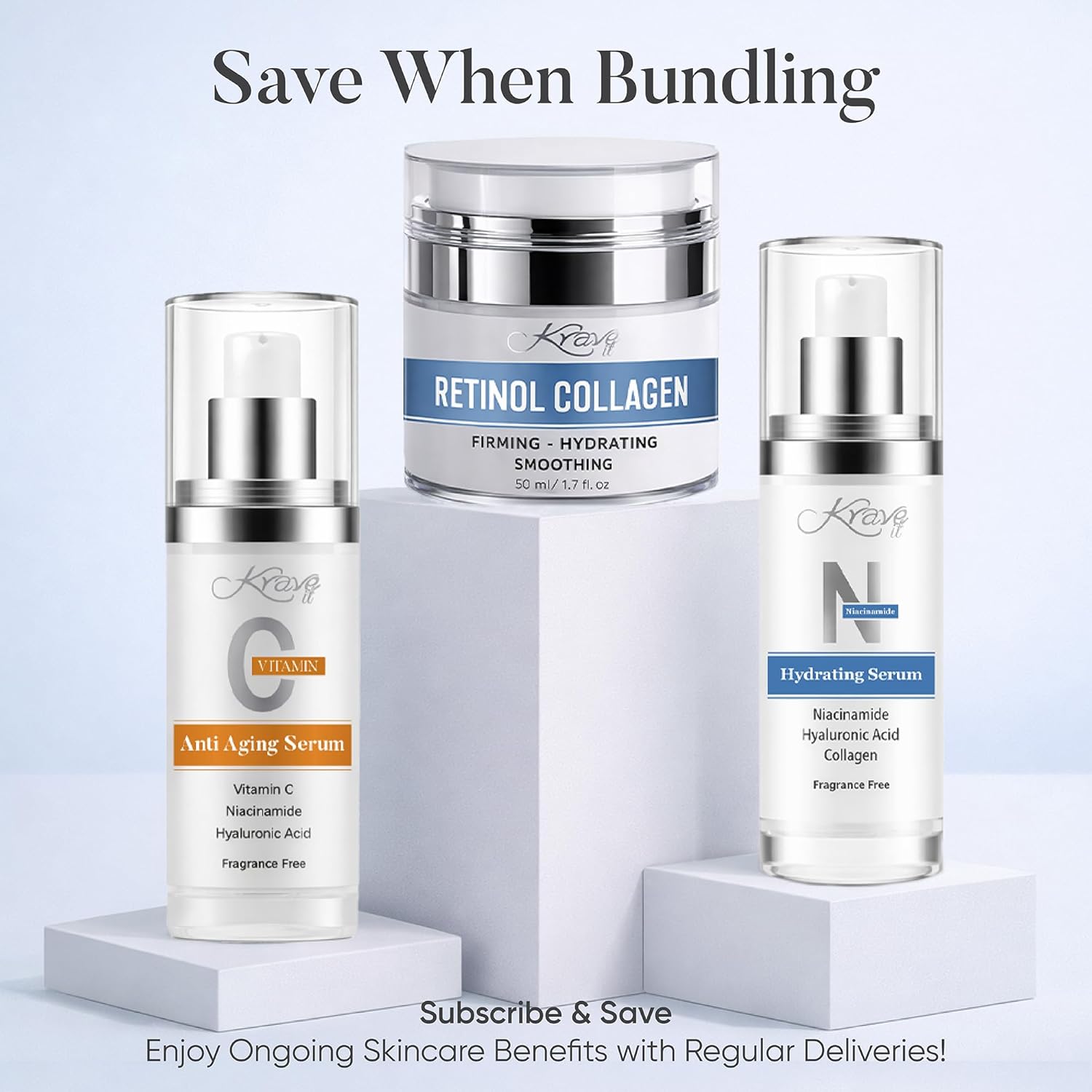 Advanced Anti-Aging Niacinamide Hydrating Day & Night Serum All in One Skincare Solution (Face, Neck, Eyes, Décolleté) for Discoloration, Minimizing Pores, Wrinkles, Fine Lines, Fragrance Free, 1 floz
