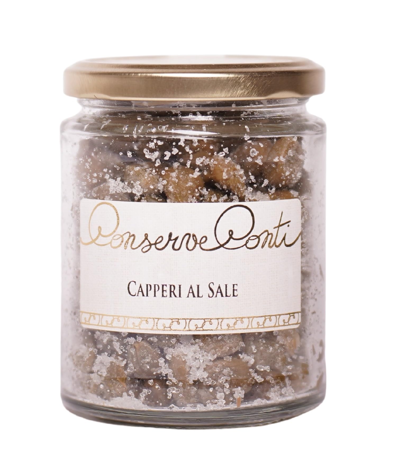 Conserve Conti Alcaparras saladas 2x314 ml 450 g producción artesanal siciliana