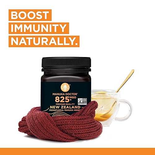 Miniatura 6 de MANUKA DOCTOR - MGO 30+ Multifloral SQUEEZY y MGO 825+ Monofloral Manuka Honey Value Bundle, 100% miel de Nueva Zelanda pura. Certificado.