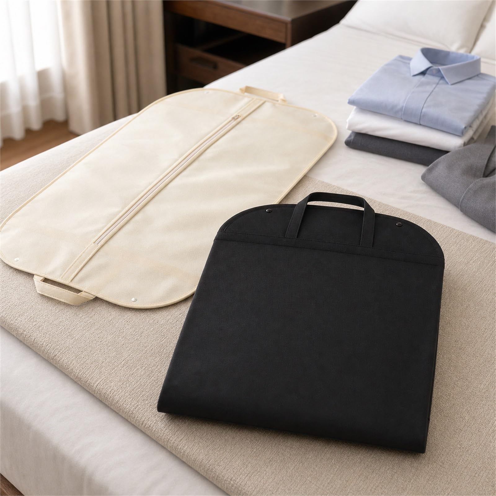 Sacchetti Antipolvere per Indumenti,Borsa Porta Abiti,Copertura Vestiti,Pieghevole,Antipolvere,Resistente all'umidità,per Abiti,Vestiti,Cappotti,Giacche,Camicie e Maglioni