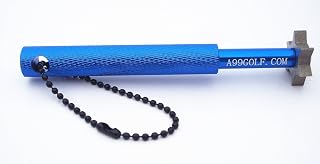 A99 Golf Multi Blade Club Sharpener Wedge & Iron Regrooving Tool (Blue)