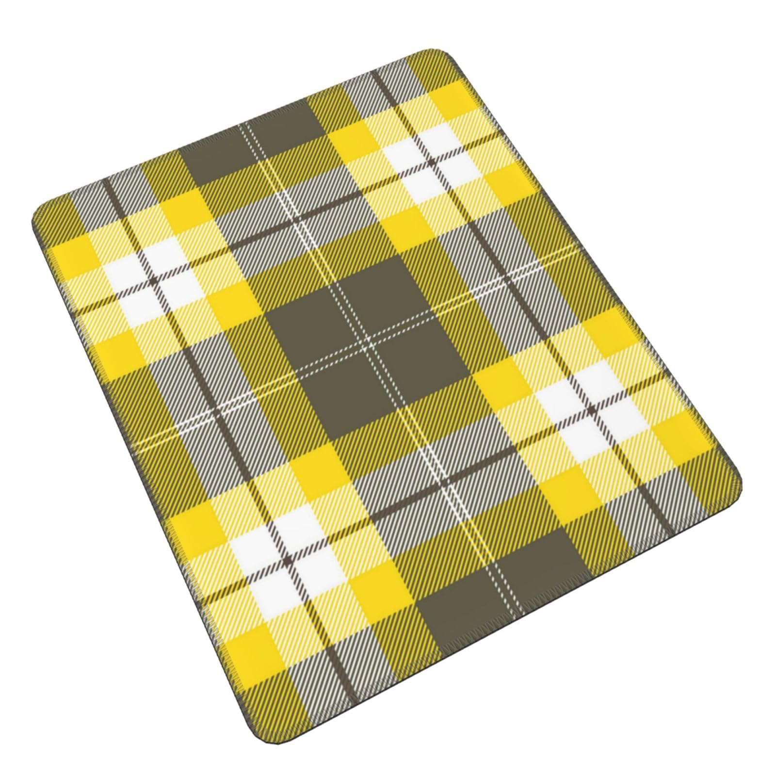 Paneling Pattern Mouse Pad Abstract Geometric Block Red Black Gray White Mouse Mat Non-Slip Rubber Base Mousepad For Computer Laptop PC Gaming Working Office & Home 9.5x7.9 Inch - View #6