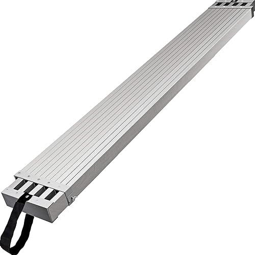 VEVOR Tabla de trabajo de aluminio, tabla telescópica de 8 a 13 pies, tabla de extensión de aluminio de capacidad de 440 libras, 12.5 pulgadas de