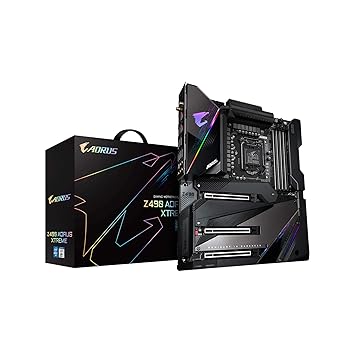 GIGABYTE Z490 Aorus Xtreme with 16 Phases Digital Vrm with Intel Thunderbolt 3,DDR4, Essential USB Dac, Intel Wi-Fi 6 802.11Ax, Aquantia 10GBe LAN, Intel 2.5GBe LAN