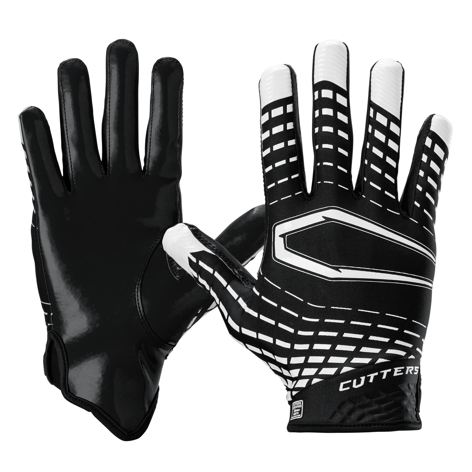 Cutters CG10560-00001-L REV 5.0 Receiver Handschuhe, Schwarz, L