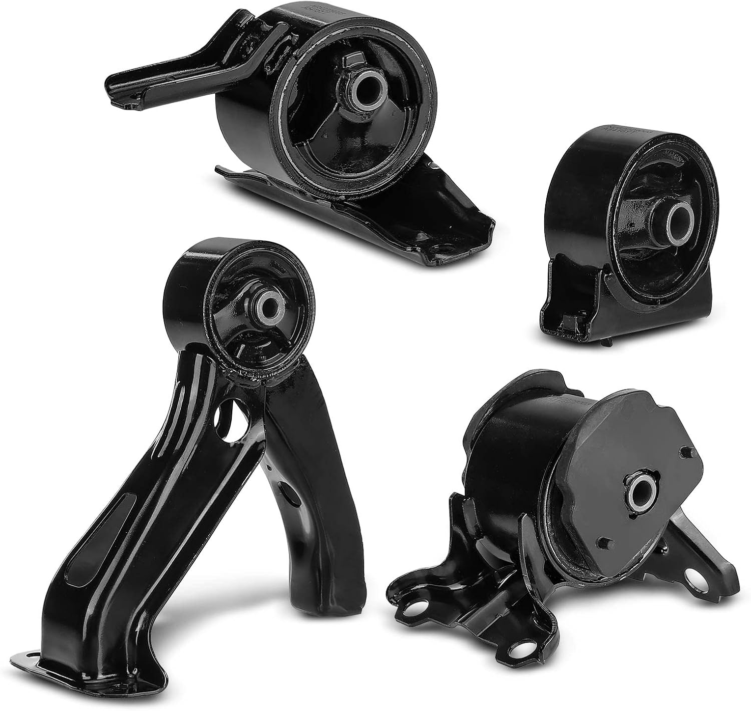 A-Premium 4PCS Engine Motor Mount and Transmission Mount Set Compatible with Jeep Compass, Patriot 2007-2017 & Dodge Caliber 2007-2008 & Mitsubishi Outlander Sport, RVR 2011-2014, L4 2.0L 2.4L