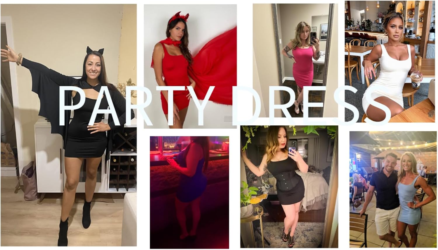 Valiamcep Women's Summer Tank Dress Square Neck Sexy Mini Bodycon Dress Ribbed Knit Fitted Casual Basic Dresses - Image 8