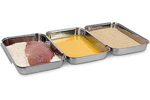Navaris Breading Trays: A Culinary Trio for Culinary Excellence