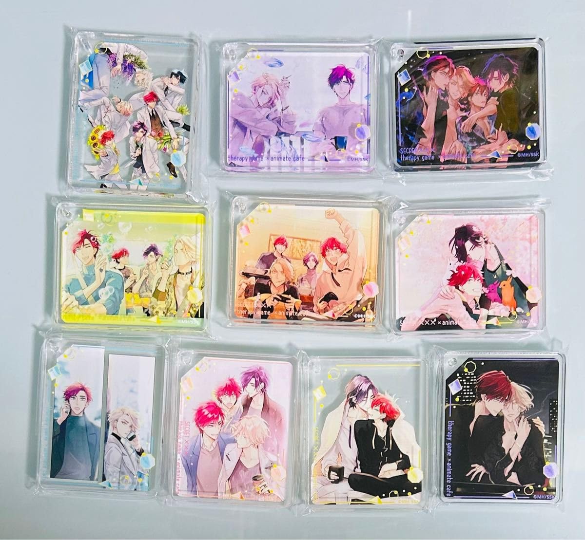 セラピーゲーム アニメイトカフェ アクリルプレートキーホルダー 全10種