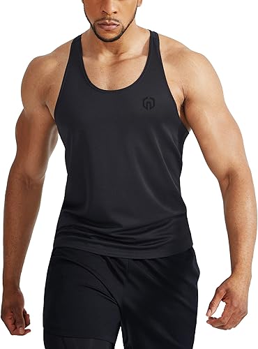 Miniatura 2 de NELEUS Camiseta sin mangas para hombre para entrenamiento, correr, gimnasio, atlética