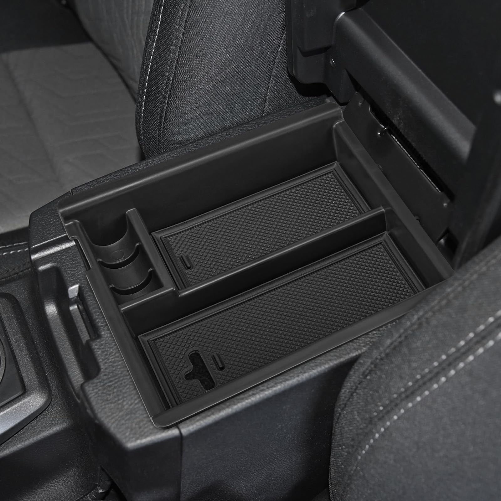 SPELAB Center Console Accessory Organizer Compatible with Toyota Tacoma 2016 2017 2018 2019 2020 2021 2022 2023 ABS Armrest Box Insert Tray