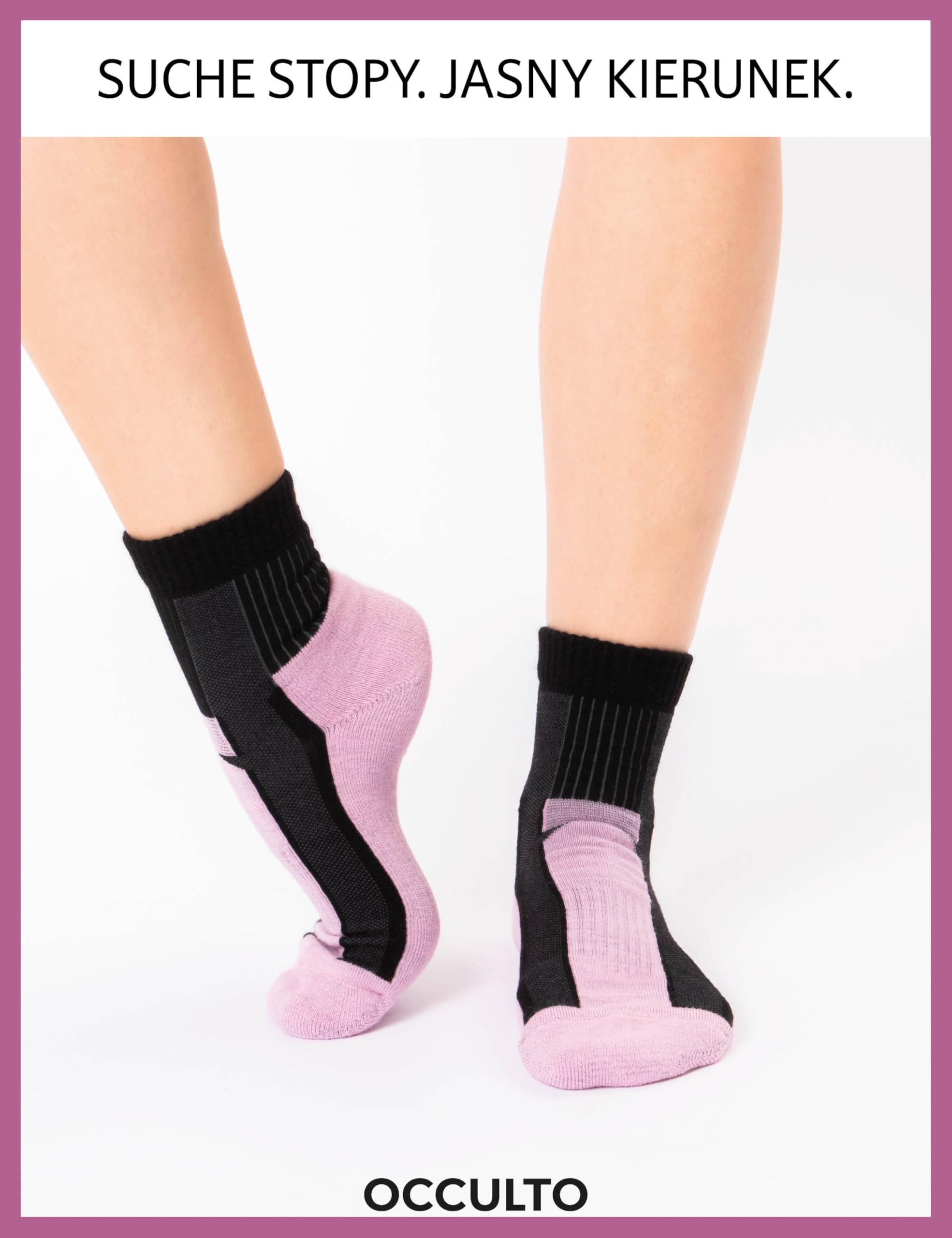 Occulto merino skarpety turystyczne damski & męskie 3 pak (model: Makalu)