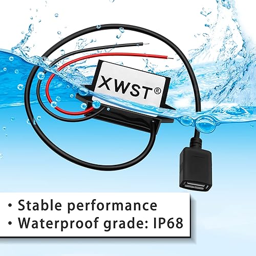Vista 17 de DC a DC 12V 24V a 5V 3A 15W 15W con oído USB salida adaptador convertidor 8V-40V a 5V voltaje Buck regulador, módulo reductor, adaptador