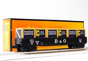 MTH RAILKING Baltimore & Ohio B&O Gondola CAR W/CRATES O Gauge 30-72252
