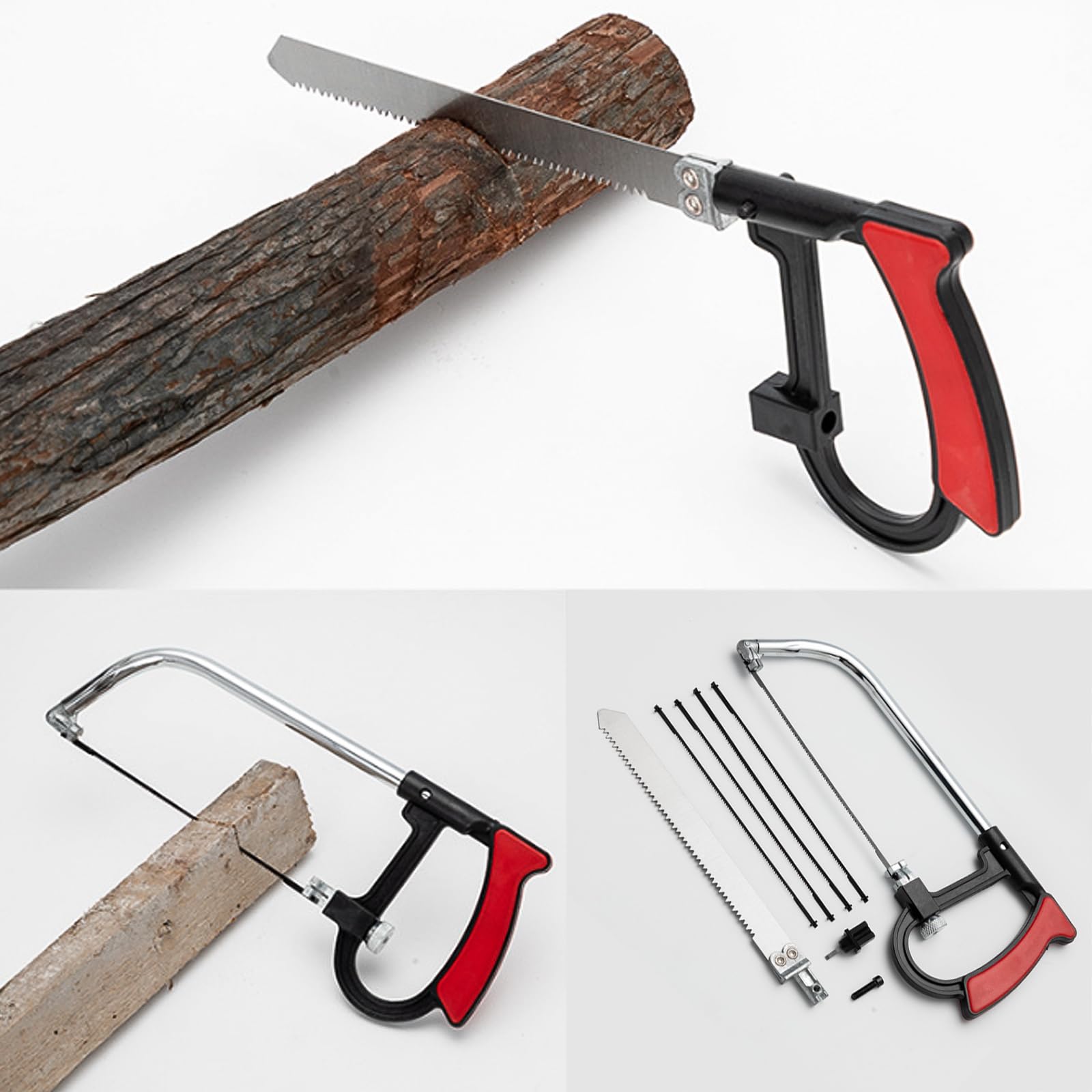 Metaalzaag Junior Mini voor Metaalsnijden, Hout, Staal, Pvc-buis, Bevroren vlees en kunststof - Kleine zaag