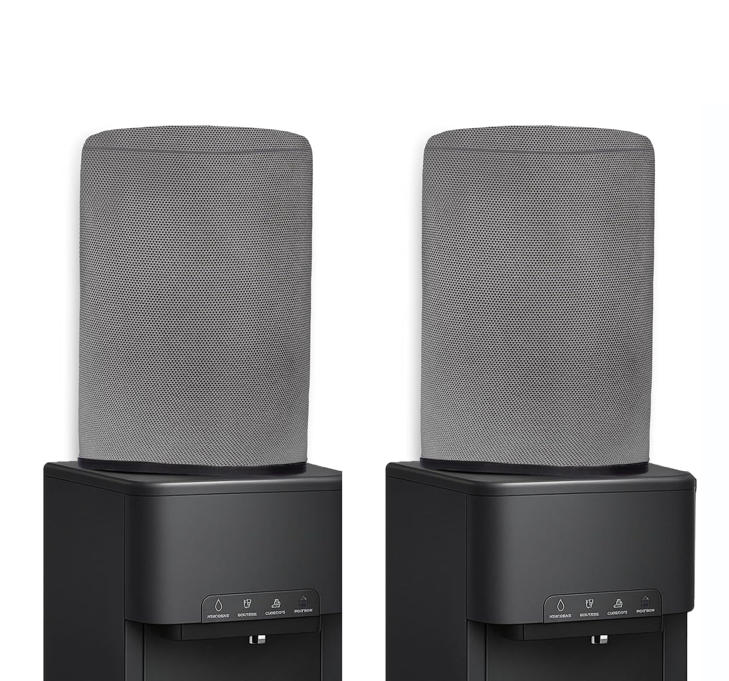 CRASOME Water Dispenser for 20 ltr / Litre Bottle Jar Cover (Grey Pack of 2)