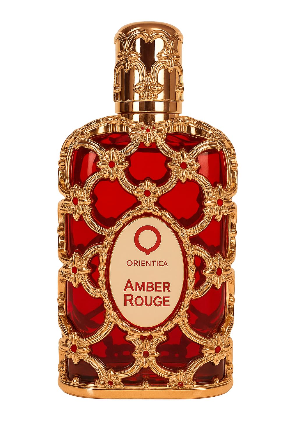 Orientica Amber Rouge Eau de Parfum 80ml | Luxurious Unisex Arabian Perfume Spray | Long Lasting Fragrance with Jasmine, Saffron, Amberwood, Ambergris, Fir Resin & Cedarwood