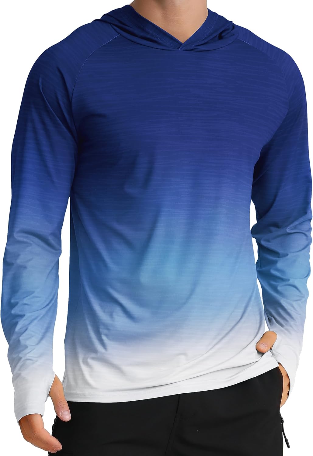 APTRO Men's UPF 50+ Sun Protection Long Sleeve Hoodie Shirts UV Outdoor Fishing Shirts SPF Rash Guard Shirts for Men