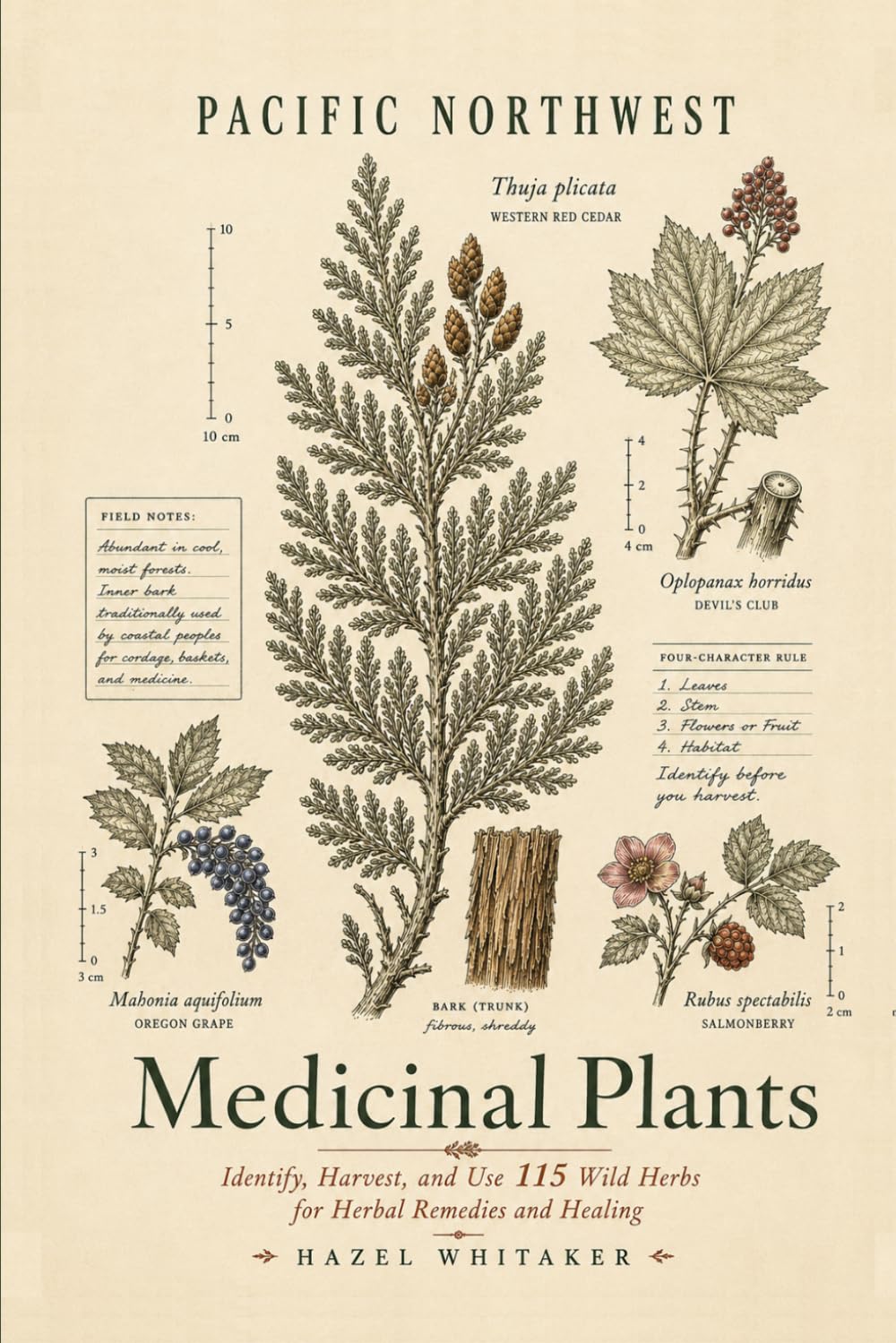 Pacific Northwest Medicinal Plants: Identify, Harvest, and Use 115 Wild Herbs for Herbal Remedies and Healing