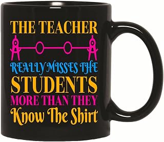 Feeling of Missing Students Teacher Gift Show Love Appreciation Surprise Gifts for School 11oz 15oz Black Coffee Mug