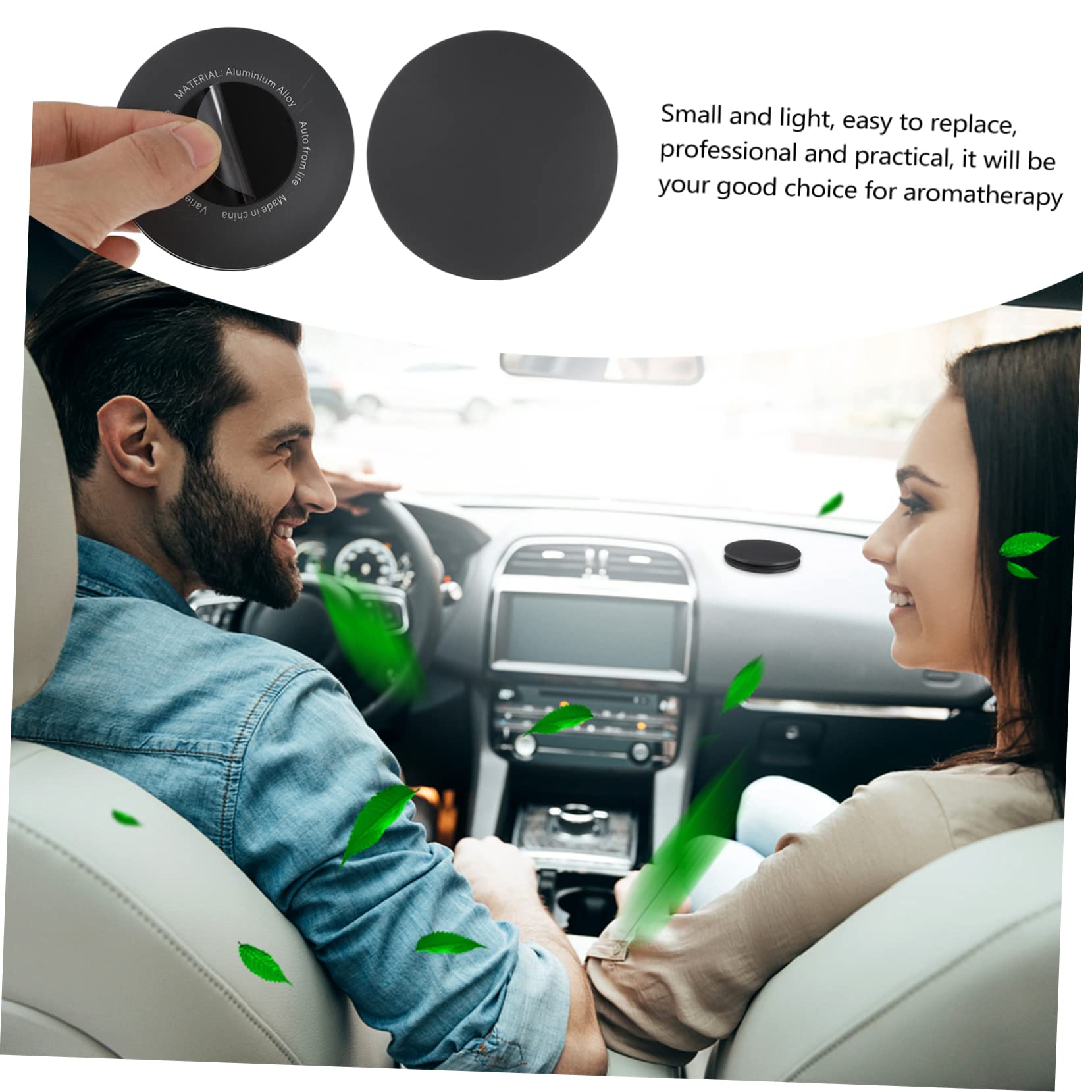 ULTECHNOVO 3sets Diffusore Aromatico Per Auto Di Diffusore Di Fragranze Sostituibili Gadget Pratico e Sicuro Per Viaggio Per Famiglia e Amici