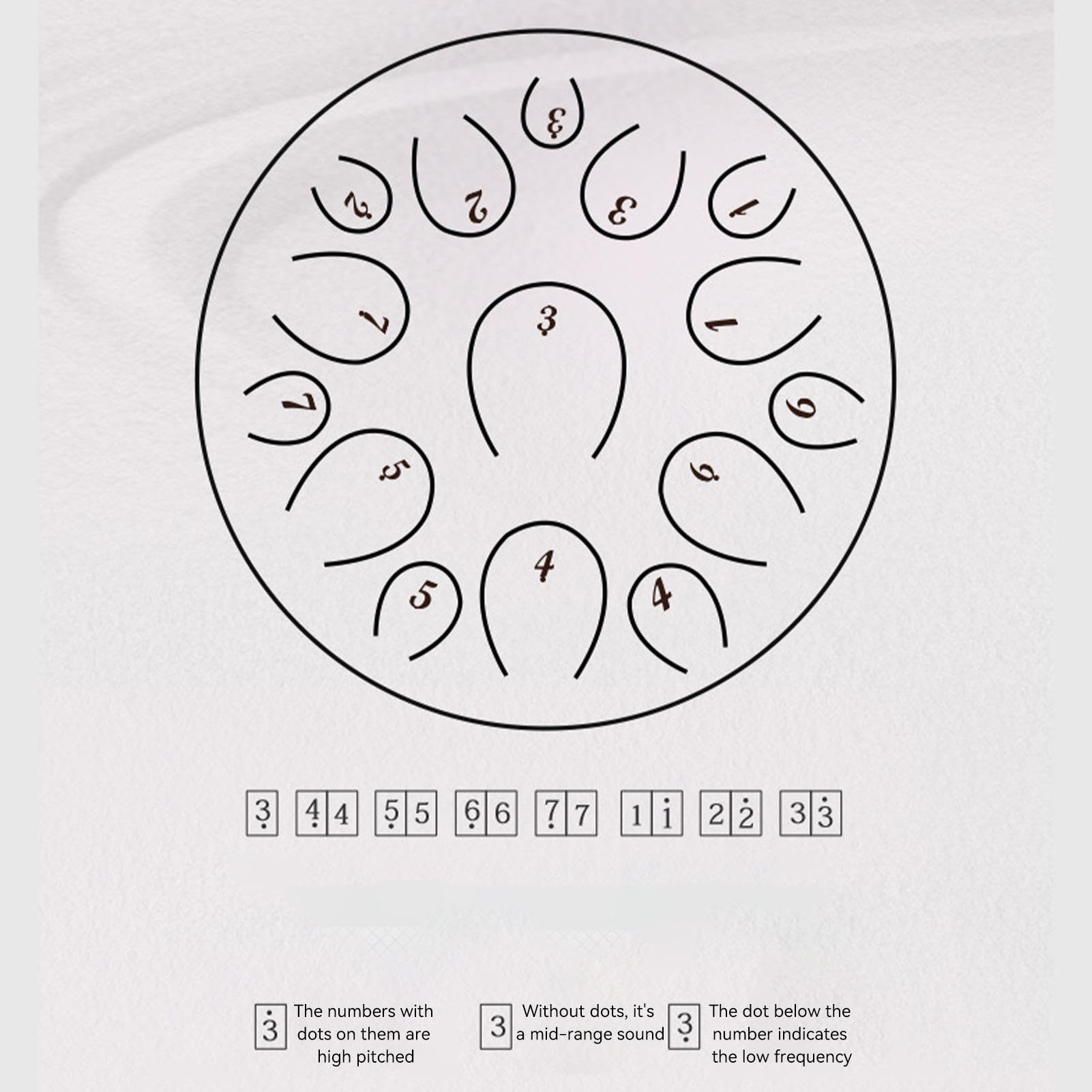 Handpan tambour de pluie pour l'extérieur, à langue en acier, pour méditation, méditation, yoga zen