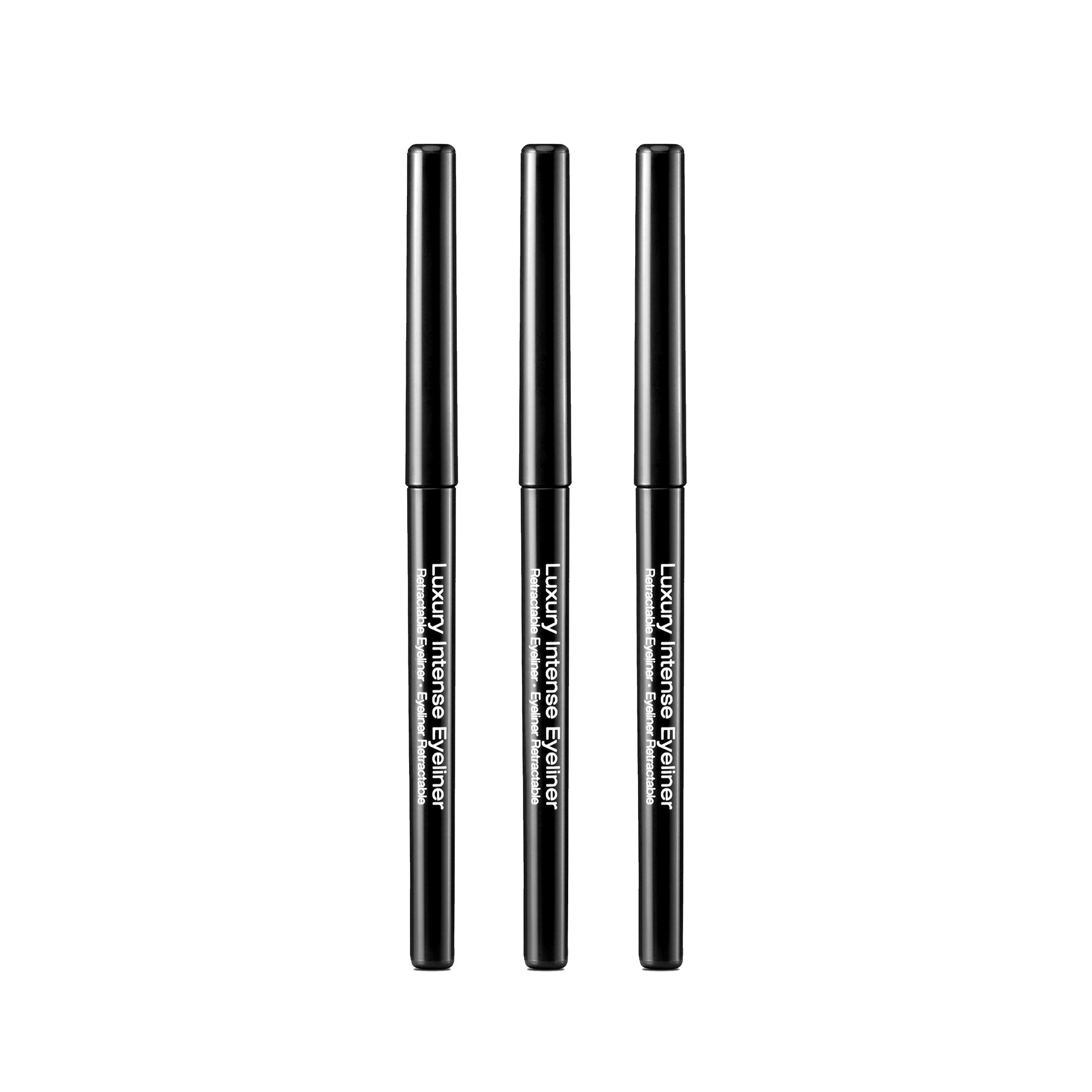 KISS NEW YORK Professional Retractable Eyeliner Luxury Intense Highly Pigmented Eye Makeup Long-Lasting Water-Resistant Smudge-Proof Smooth Gliding 3