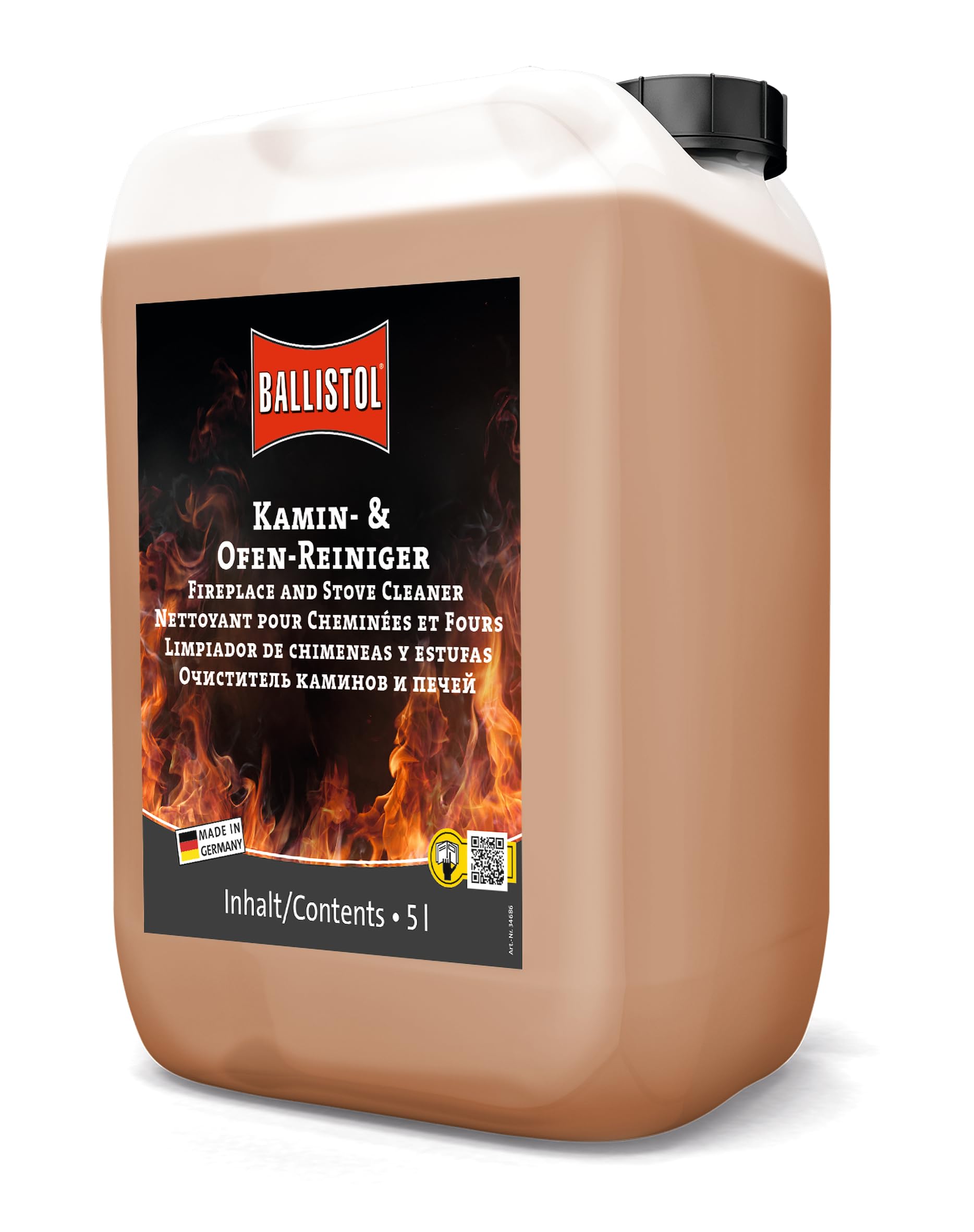 Ballistol Kanister Kamofix - Cuidado Personal para Acampada, Talla 5 litros