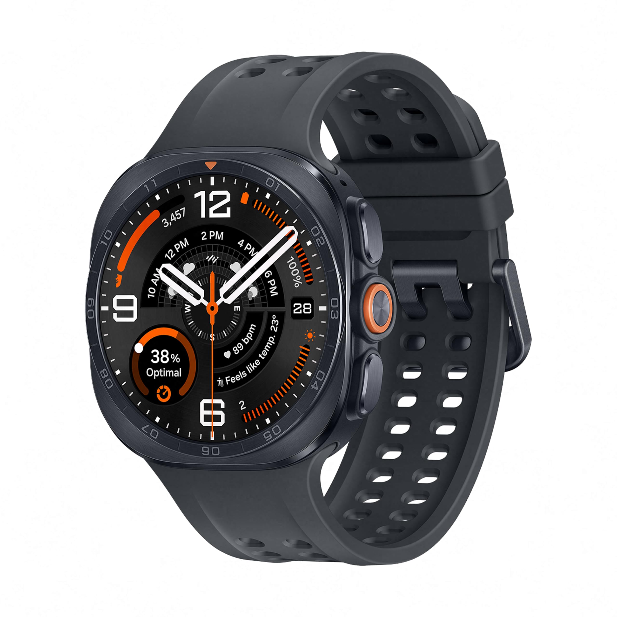 Samsung Galaxy Watch Ultra2 Titanyum Gri, 47mm, Bluetooth, Dayanıklı ve Şık Tasarım, 800 mAh Pil, Hızlı Şarj, Doğa Koşusu, Enerji Skoru, Uyku Koçluğu (Samsung Türkiye Versiyonu)