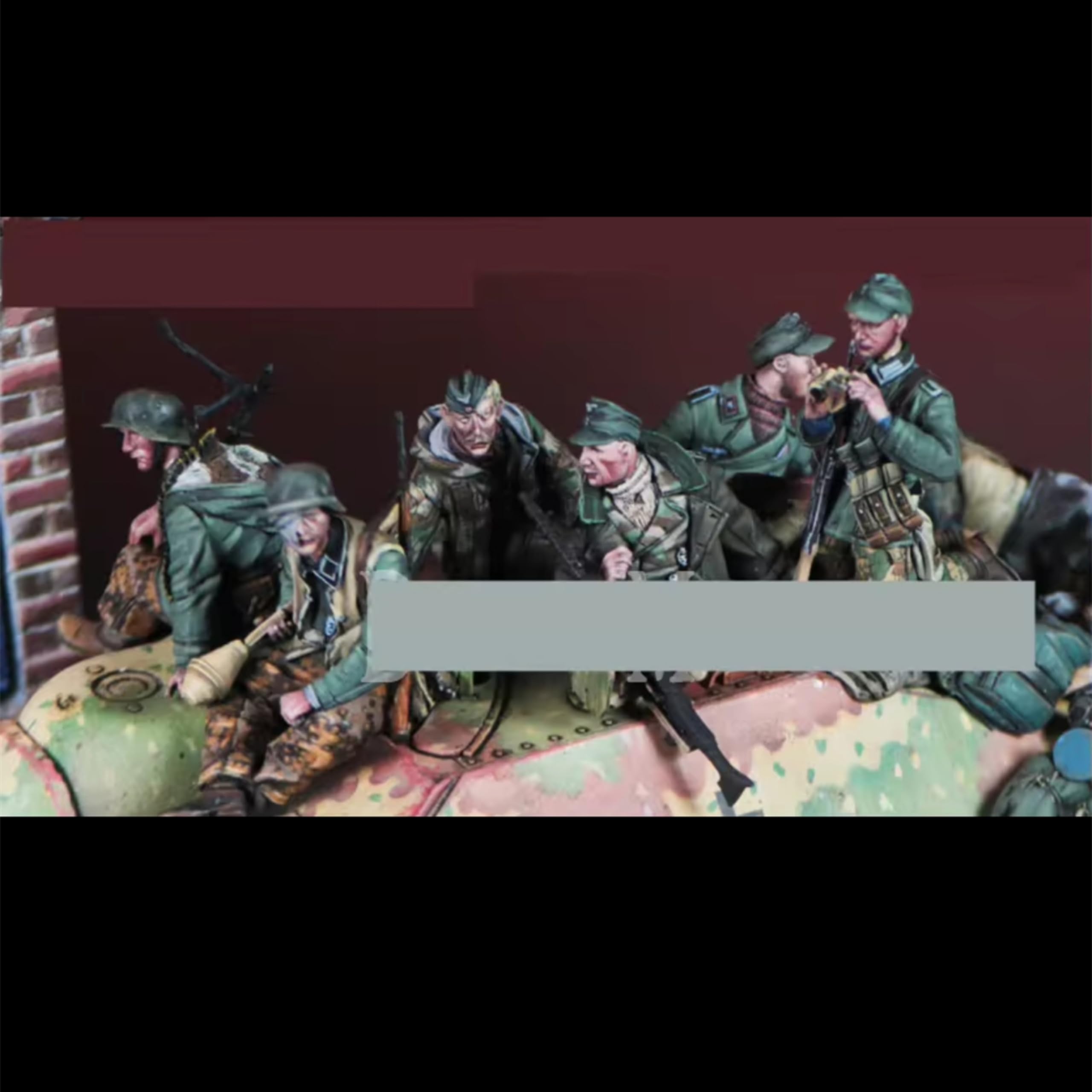 TRUEGRIS 1/35 WWII German Tank Soldier Resin Model Kit Unpainted and Unassembled (6 people, no tank) //k5w0J4