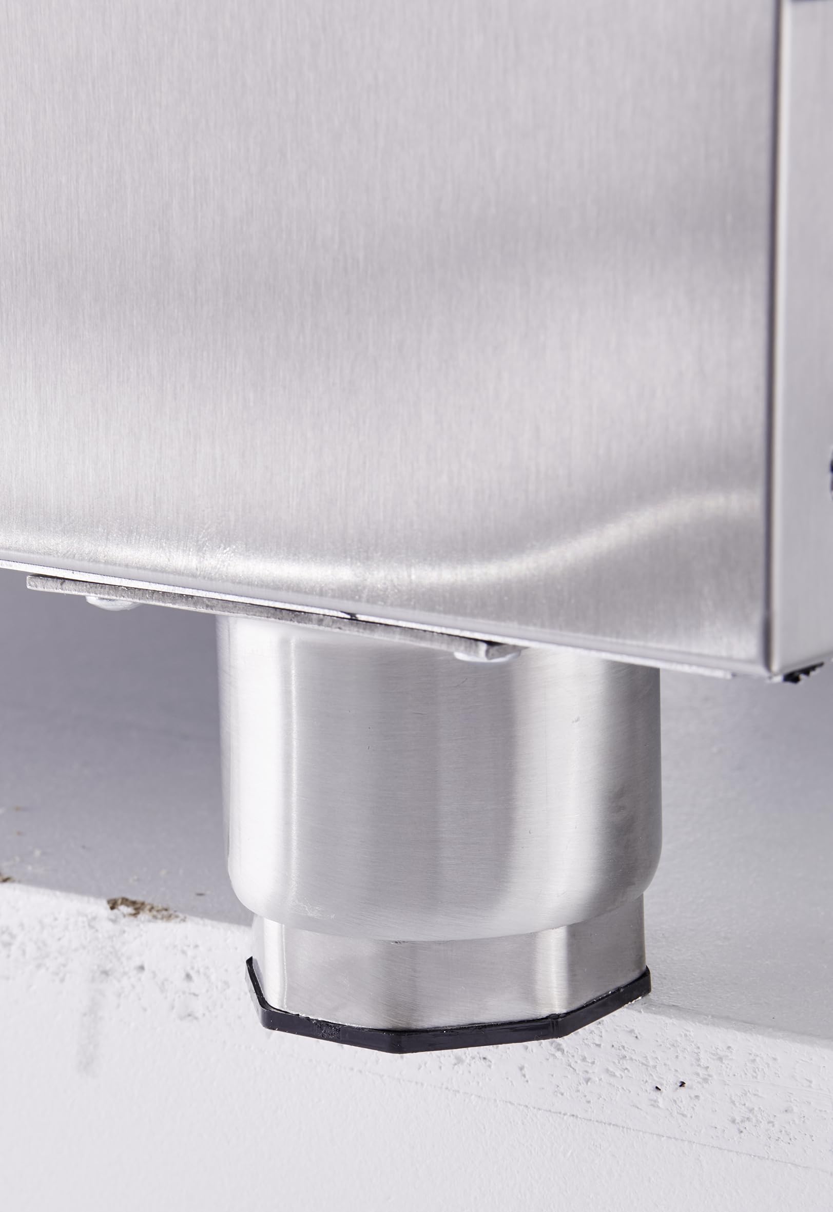METRO Professional Congelatore GFR4600S, acciaio inox/ABS, 78 x 74 x 192.5 cm, 511 L, raffreddamento statico, 145 W, con serratura, argento