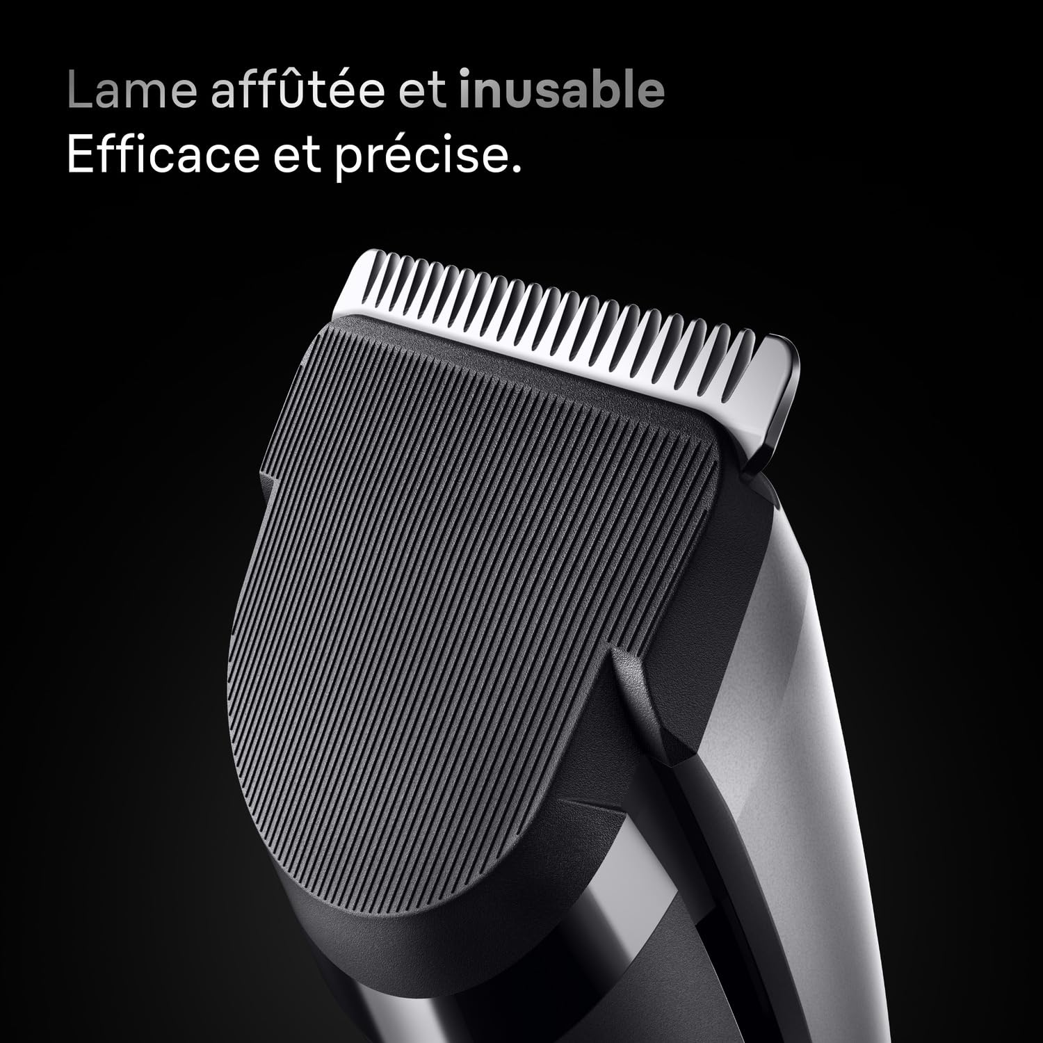 Braun Tondeuse Electrique Homme, à Cheveux, Series 5 HC7590, Grise | Lavable, sans Fil, Batterie Rechargeable, Coffret avec 2 Sabots et 17 Longueurs, Lames Affutées