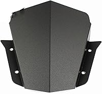 Vista 1 de Parabrisas de motocicleta FZ09 MT09 FZ-09 Parabrisas de motocicleta motocicleta parabrisas aluminio negro compatible con Yamaha MT-09 FZ 09 MT 09