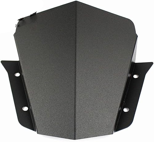 Parabrisas de motocicleta FZ09 MT09 FZ-09 Parabrisas de motocicleta motocicleta parabrisas aluminio negro compatible con Yamaha MT-09 FZ 09 MT 09