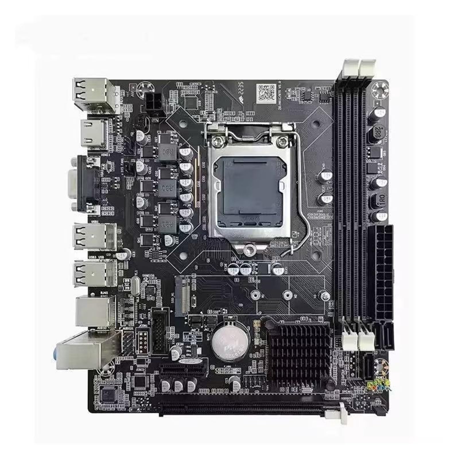 Gaming WiFi Carte mère Fit for B75 for Ordinateur de Bureau, Compatible avec Les processeurs i3, i5 et i7 (1155 Broches) : 3478, 3570 3220(B75V7.0)