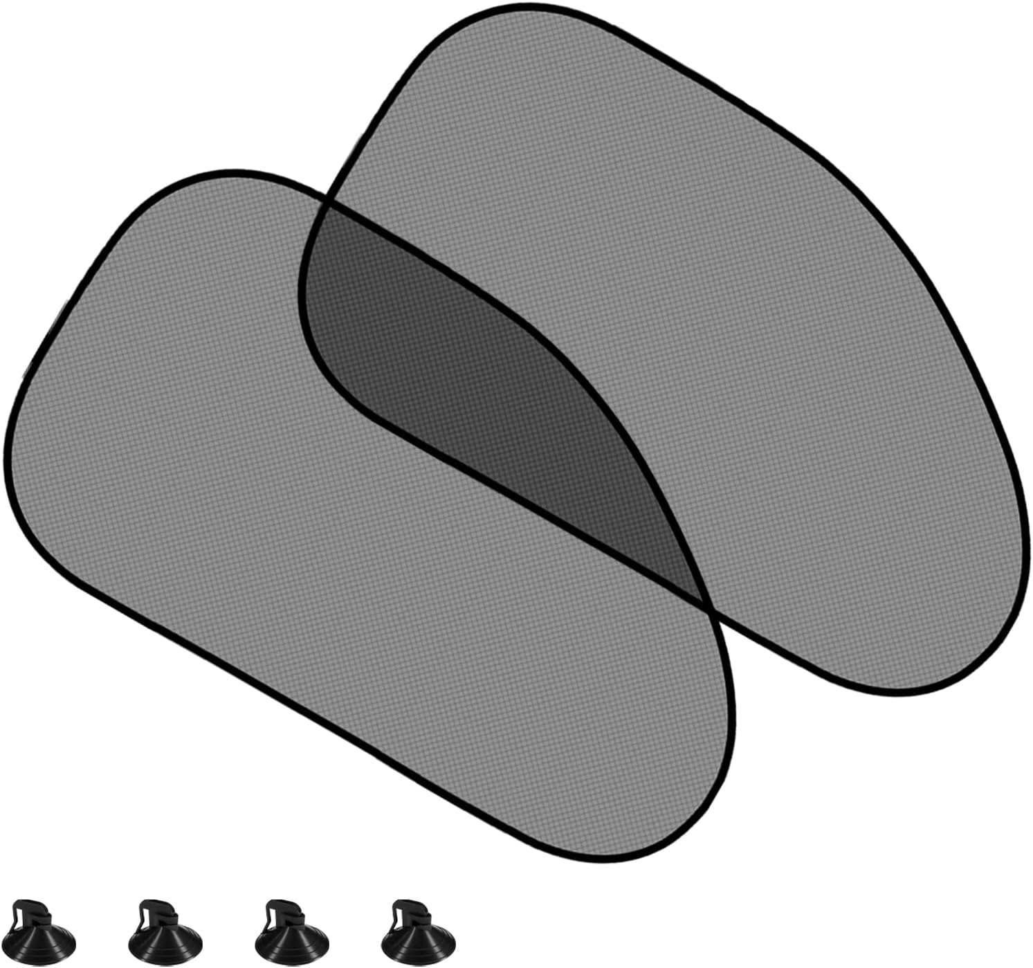 2PCS Car Window Sun Shades, Window Shade for Baby Effectively Block UV Rays Provides Glare Mesh Windows Protection Cover, Universal Car Interior Accessories 2PCS Car Window Sun Shades, Window Shade for Baby Effectively Block UV Rays Provides Glare Mesh Windows Protection Cover, Universal Car Interior Accessories