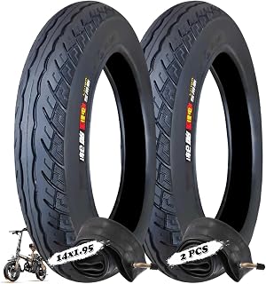 2pcs 14x1.95 Reifen für Elektrofahrrad | 14 1.95 Pannensichere Fahrradreifen mit Schlauch | 14 1.95 Rutschfeste E-Bike Ersatzreifen für Faltfahrräder