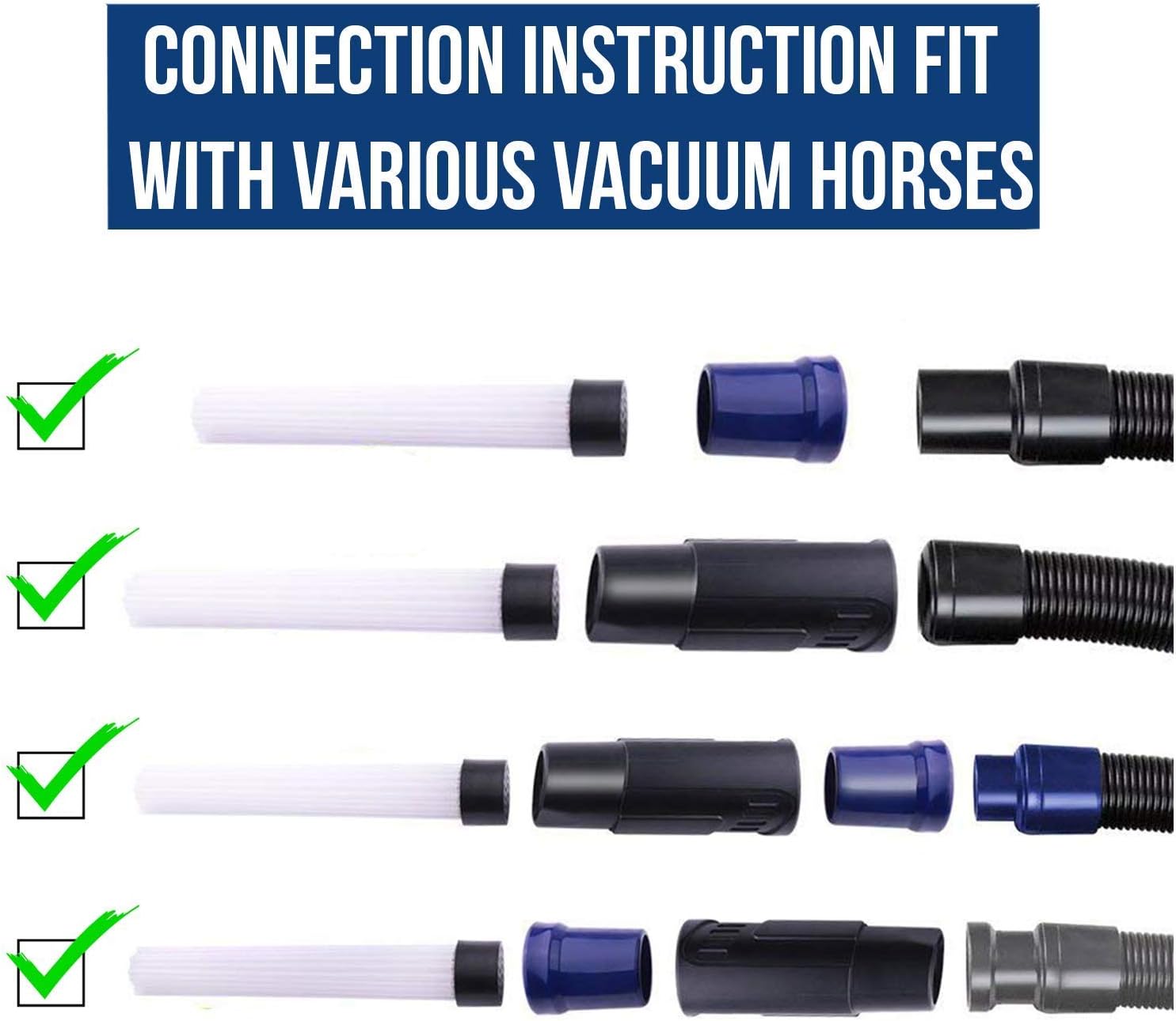 memo's HOME Dust Pro Cleaner - New 2019 Universal Dirt Remover, Sweeper Vacuum Attachment Dust Vac Cleaning Tools with Flexible Dusty Brush, Tiny Tools Compatible (Easy Duster)