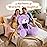 MorisMos Giant Teddy Bear 4 Feet, 47inch Big Lavender Teddy Bear Stuffed Animal Plush for Girlfriend, Boyfriend, Purple