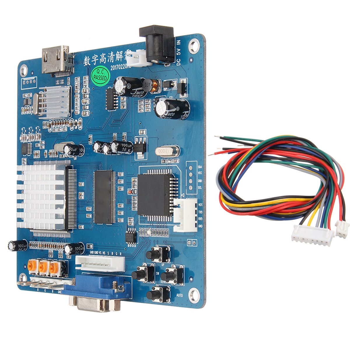 VGA/RGB/CGA/EGA/YUV na HDMI Arcade Game Video Output Converter Board