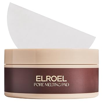 ELROEL Pore Melting Pad Hydrating Face Cleansing Cotton Round Pads 60EA