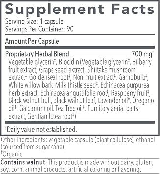 Biocidin Capules and GI Detox+ Binder Bundle - Supports Dismantling of Biofilms, Healthy Detoxification -Body Cleansing with Botanicals, Zeolite, and Activated Charcoal