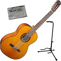 Vista 1 de Takamine Paquete de guitarra acústica clásica natural GC1 NAT con soporte