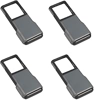 Carson MiniBrite 5x LED Lighted Slide-Out Aspheric Magnifier Set of 4 with Protective Sleeve - Pocket Magnifier for Reading & Low Vision