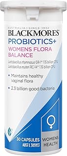 Blackmores Probiotics+ Women's Flora Balance | Supports Healthy Vaginal Flora Balance | 30 Capsules