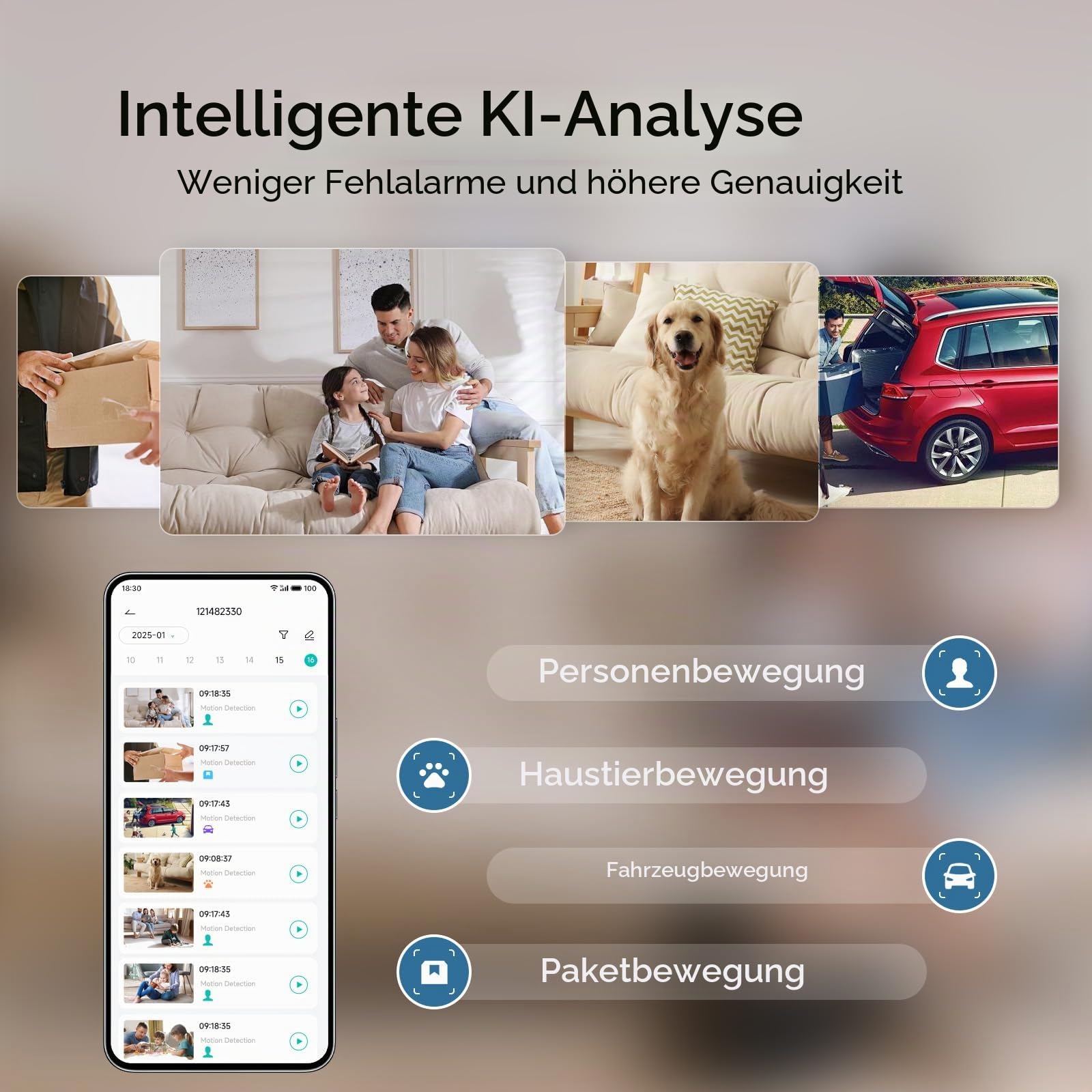 fanxiang 2K Magnetisch Überwachungskamera Aussen Akku, mit Solarpanel Kameraüberwachung Aussen WLAN, PIR Personenerkennung Tracking Bewegungserkennung Alarm, mit 64GB SD Karter, Spotlight, IP65