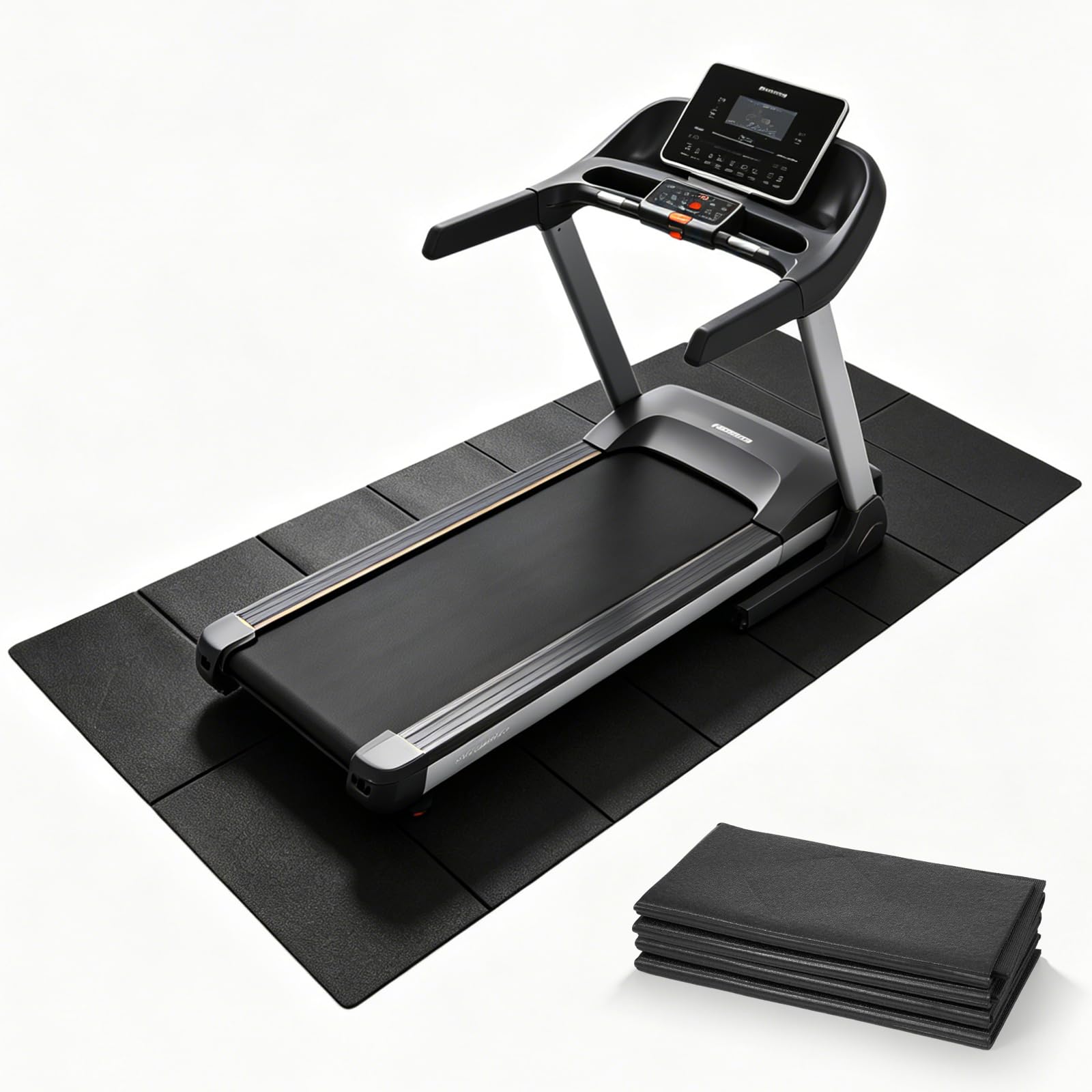 Nonslip Treadmill Mat for Floor Protection173×75CM Foldable Walking Pad Mat