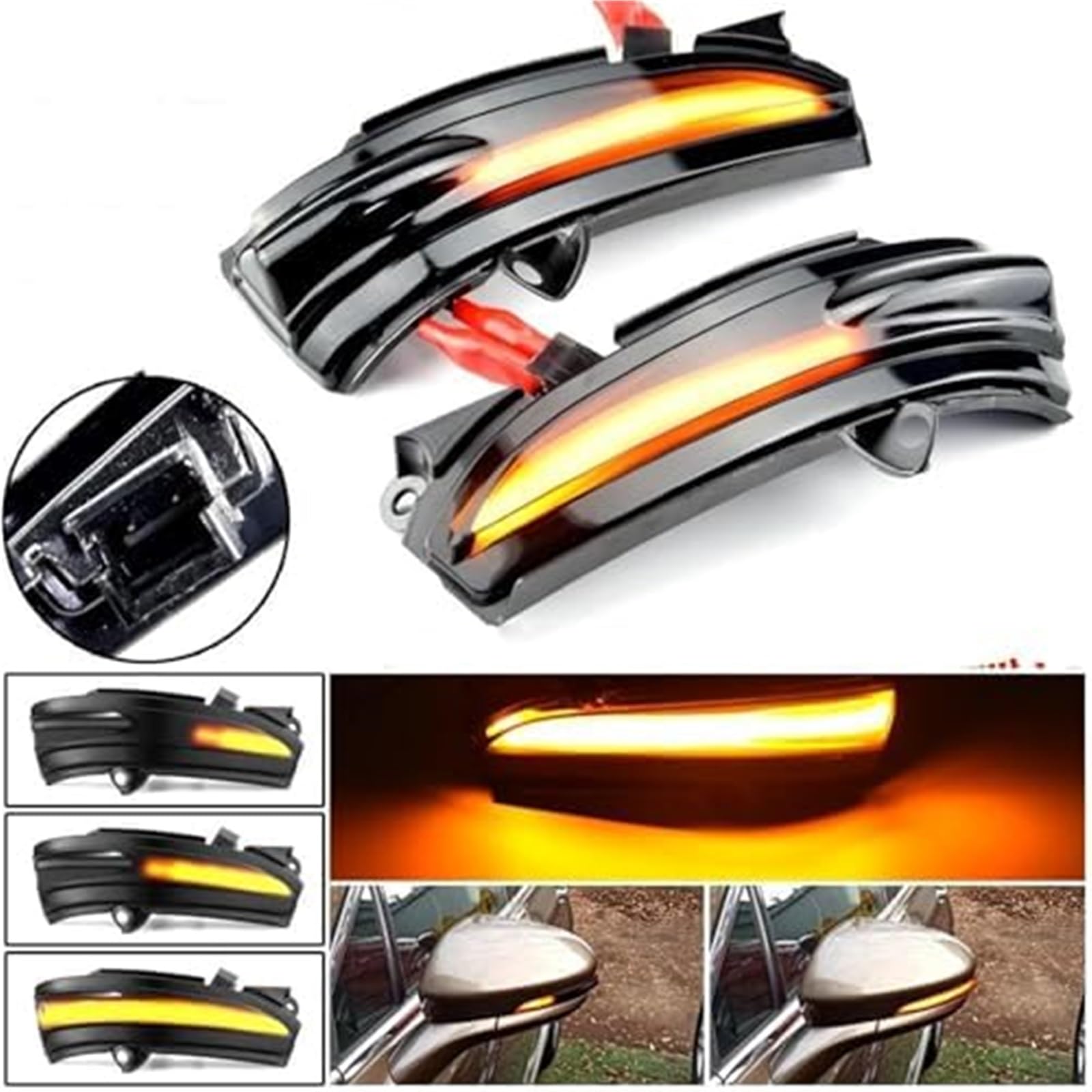 Dynamiczny migacz, dla forda dla Mondeo Mk5 2014-2019 Mk V 5