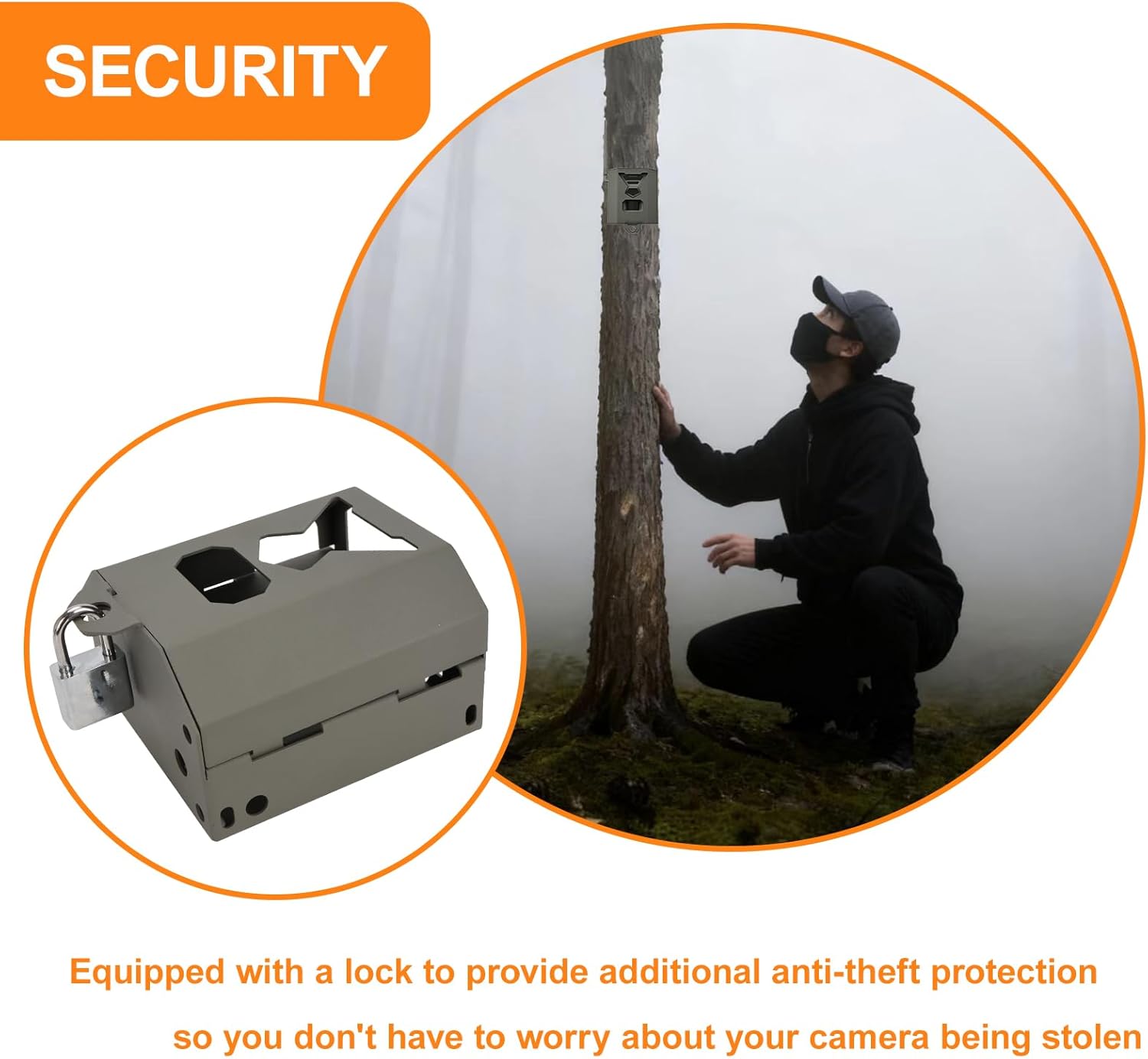 Trail Camera Lock Box for Flex-M, Flex G-36 and Flex-S Cameras, Anti-Theft and Damage Resistant